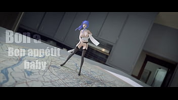 Sensual Azur Lane Saint Louis Dalam Gaun Cheongsam Yang Menggoda