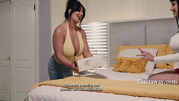 Kecupan Manis Di Balik Selimut, Malam Penuh Kenikmatan Dengan Si Montok