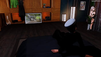 Pesta Ranjang Liar Dengan Anchorage Azur Lane Dalam Gaun Cheongsam Yang Menggoda