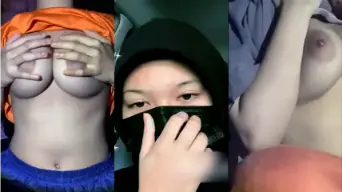 Goyangan Hot Alissa Berjilbab, Remas Payudara Dan Masturbasi