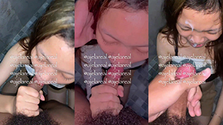 Jevan Dan Kayesha Beraksi, Muka Cantiknya Dihujani Sperma Panas