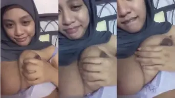 Miss Serra Berjilbab Tapi Payudaranya Sangat Besar