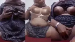 Tante Berjilbut Hani Yang Menggoda Dengan Toge