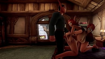 Malam Panas Bergelora Dengan Sekelompok Elf Yang Menggoda