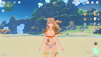 Jean Si Hexi Wang Dari Genshin Dalam Wujud Telanjang Yang Menggoda