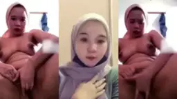 Tiktoker Berjilbas Menggoda Menggelitik Nafsu Dengan Mainan Wortel Panas