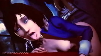 Elizabeth Bioshock Membungkuk Untuk Penis Besar Yang Menggoda