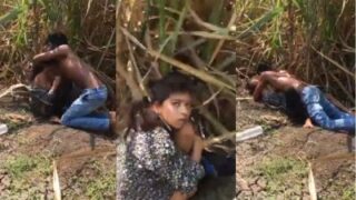 Cowok Dan Pacarnya Bercinta Liar Di Semak-semak