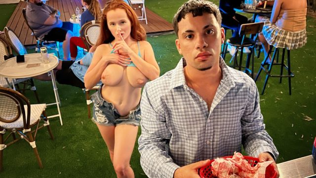 Eviee Ingin Menelan Burrito Panjangnya