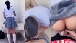 Sma Yang Dilindungi Dengan Posisi Doggy Di Sekolah