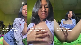 Fifi Abg Sma Cabe-cabean Masih Pake Seragam Sekolah Tapi Udah Gatal