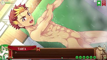 Game: Friends Camp – Episode 2, Bagian 5 – Bercinta Di Kamar Mandi Bersama Taiga (dengan Dub Rusia)