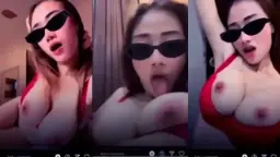 Jessica Intan Lagi Mainin Payudaranya Di Live Ig