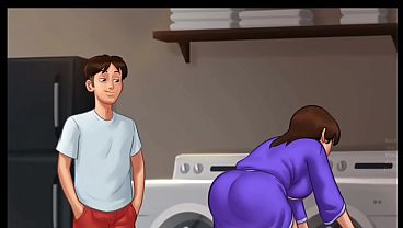 Malam Musim Panas Penuh Rahasia [v21.0.0] | Ibu Tiri Ngepoin Diam-diam (18+) | Novel Visual Panas