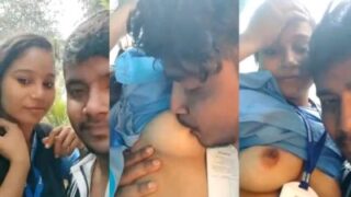 Dosen Lagi Ngisep Susu Mahasiswi Di Taman Kampus, Bikin Basah.