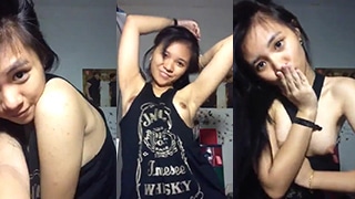 Abg Jack Daniels Pamer Tete Montok Bikin Ngiler