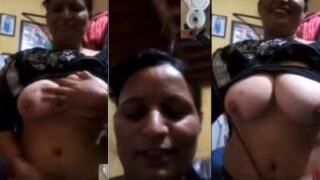 Guru Montok Dengan Payudara Besar Nikmati Video Call Mesum Dengan Muridnya.